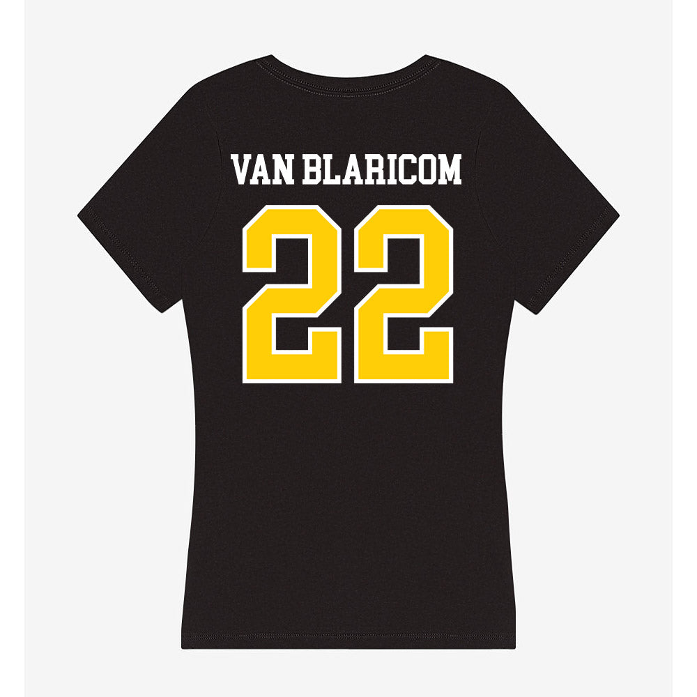 Michigan Tech - NCAA Men's Ice Hockey : Matthew Van Blaricom - Women's V-Neck T-Shirt-1