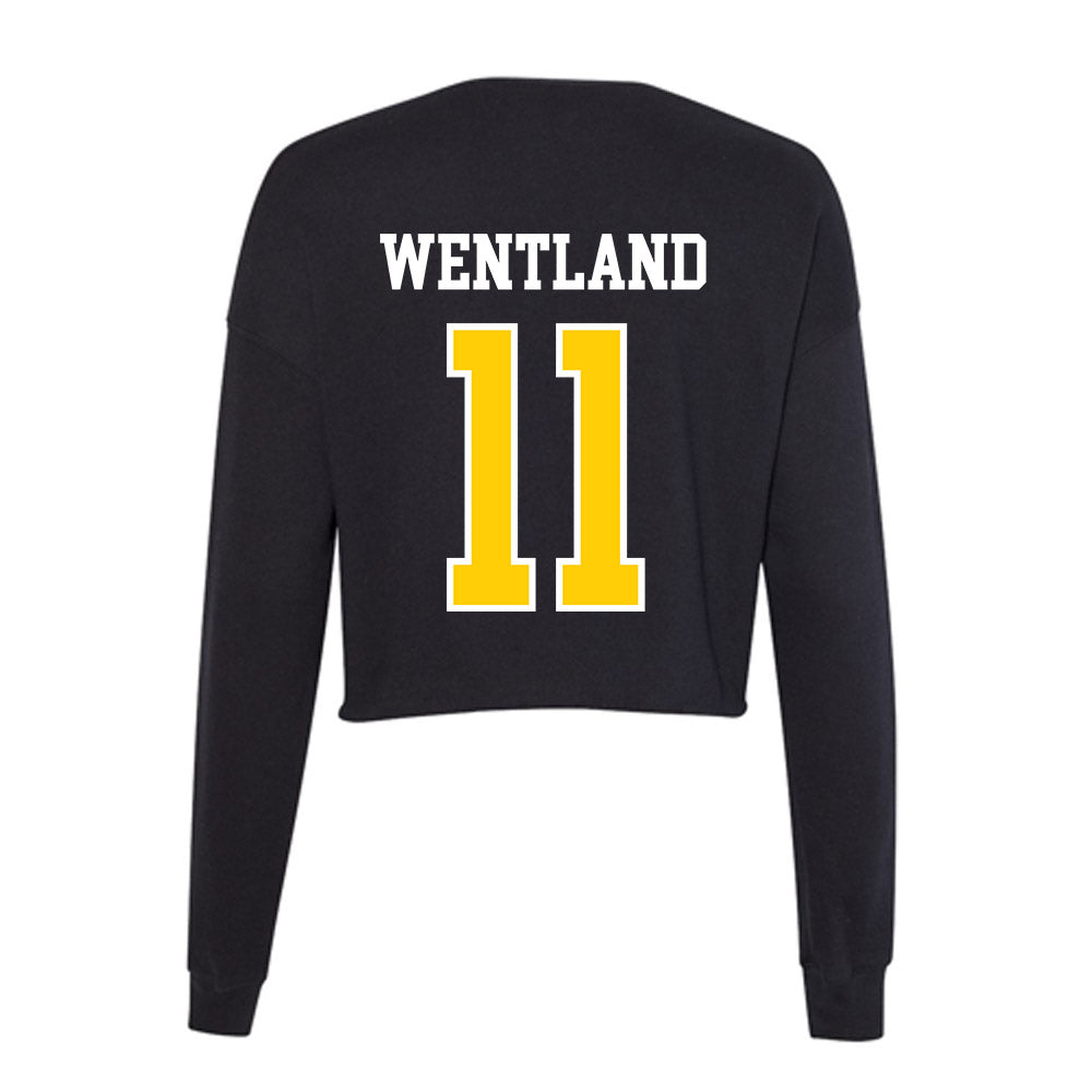Michigan Tech - NCAA Women's Soccer : Marissa Wentland - Women's Cropped Crew Fleece-1