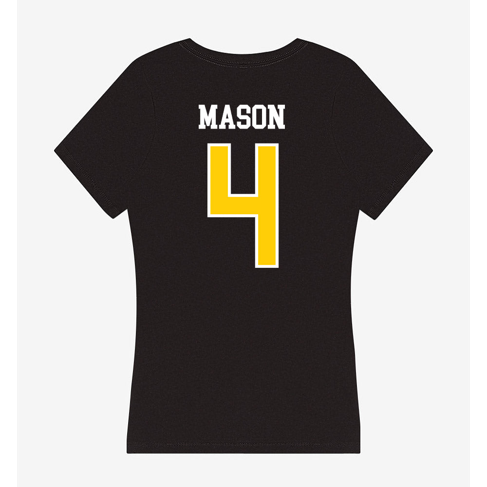 Michigan Tech - NCAA Women's Basketball : Ella Mason - Women's V-Neck T-Shirt-1