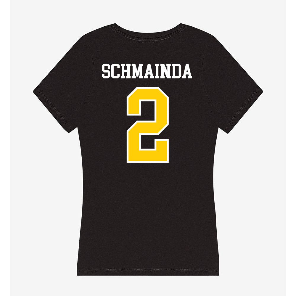 Michigan Tech - NCAA Men's Basketball : Matthew Schmainda Schmainda - Women's V-Neck T-Shirt-1