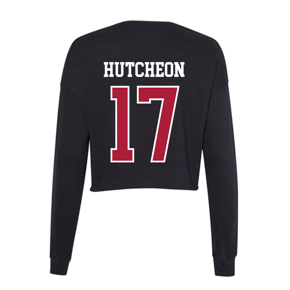 LMU - NCAA Men's Soccer : Jaxson Hutcheon - Women's Cropped Crew Fleece-1