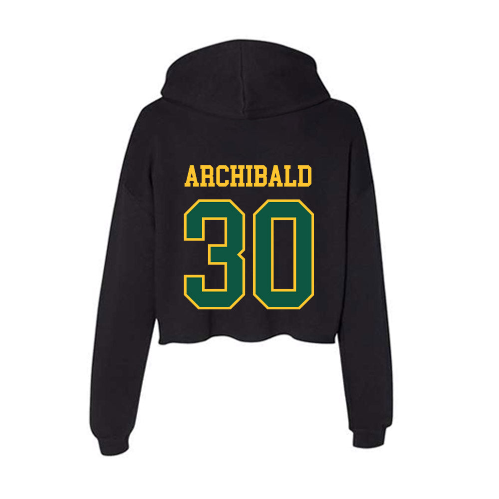 NDSU - NCAA Football : Jaylen Archibald - Women's Crop Fleece Hoodie-1