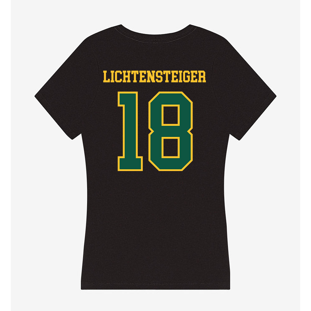 NDSU - NCAA Women's Soccer : Maeva Lichtensteiger - Women's V-Neck T-Shirt-1