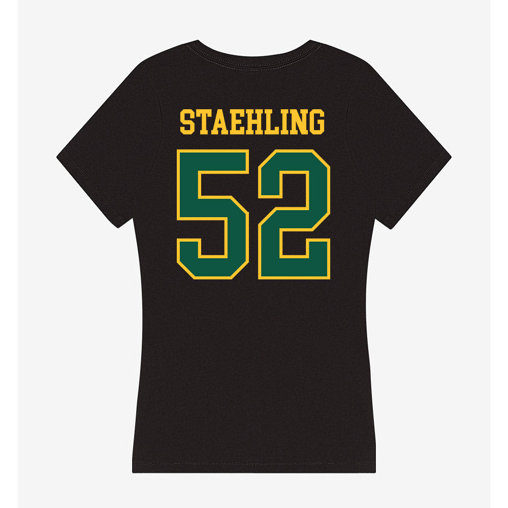 NDSU - NCAA Football : Nathaniel Staehling - Women's V-Neck T-Shirt-1
