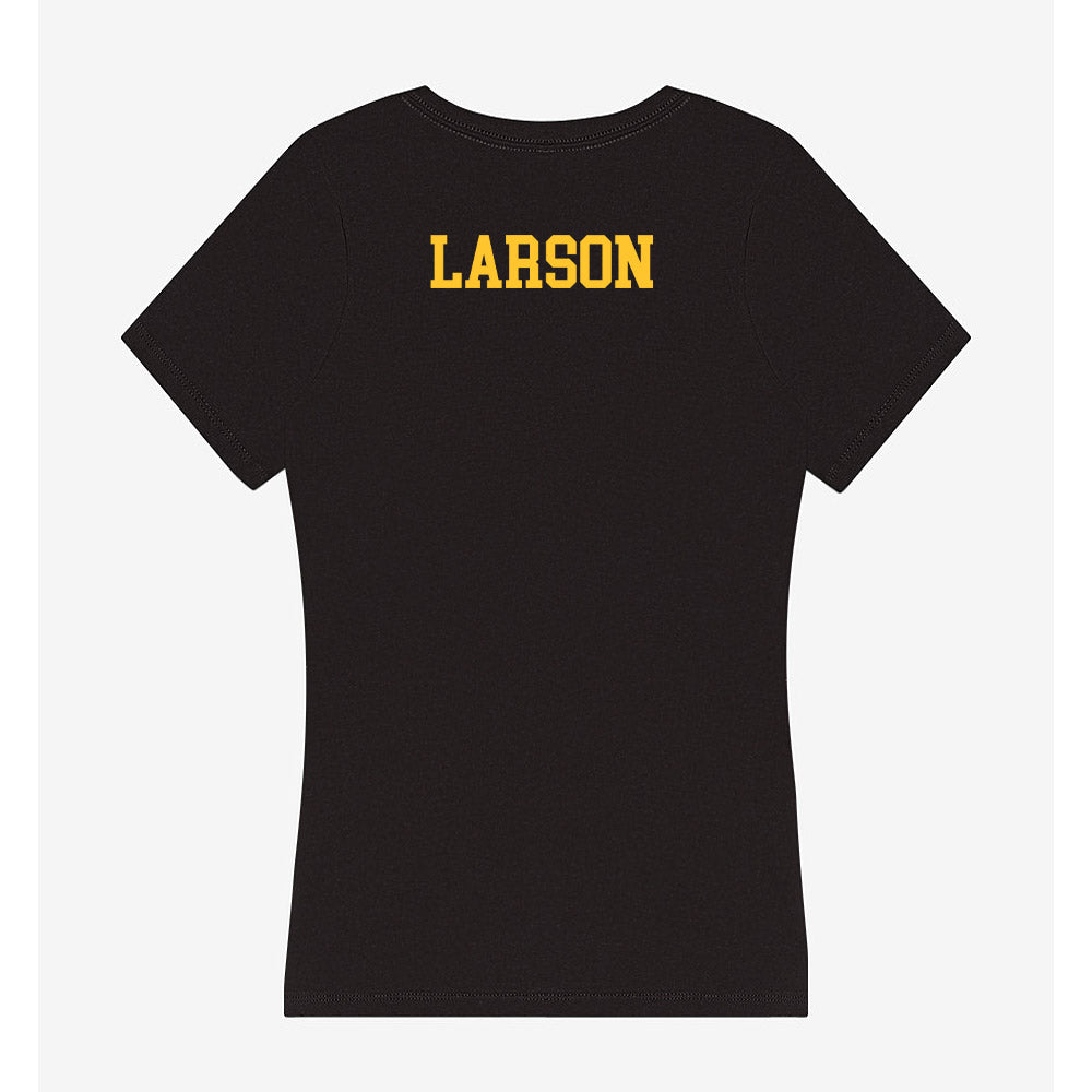 NDSU - NCAA Women's Track & Field : Anika Larson - Women's V-Neck T-Shirt-1