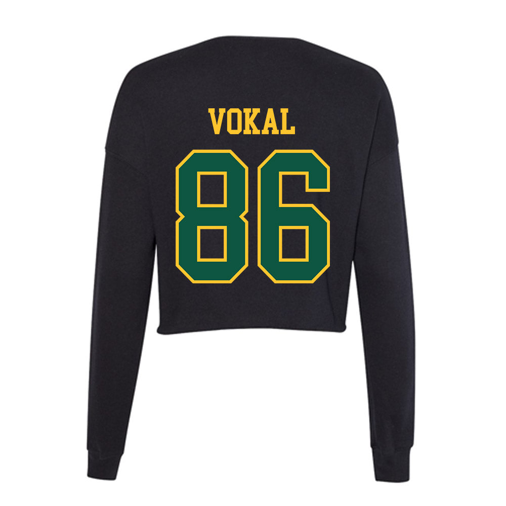NDSU - NCAA Football : Dylan Vokal - Women's Cropped Crew Fleece-1