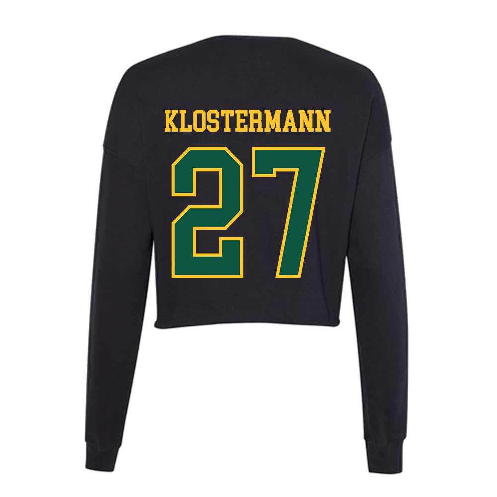 NDSU - NCAA Women's Soccer : Milla Klostermann - Women's Cropped Crew Fleece-1