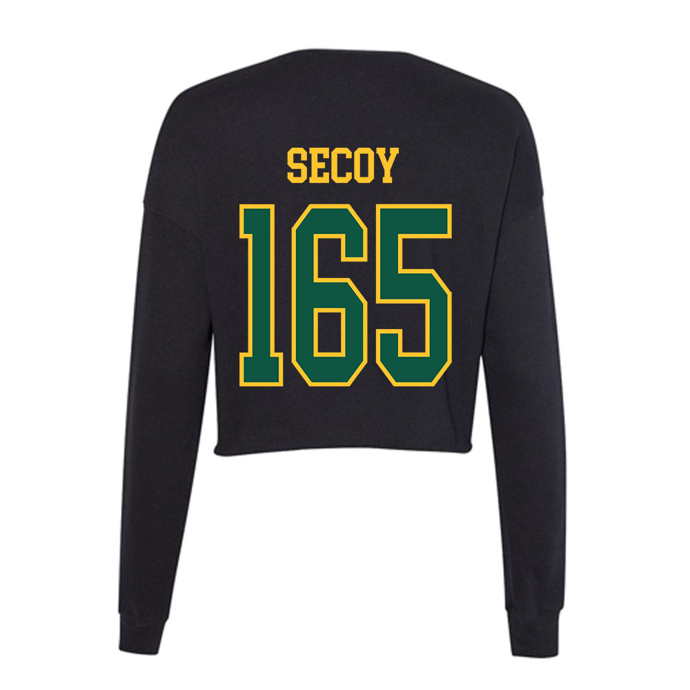 NDSU - NCAA Wrestling : Tyler Secoy - Women's Cropped Crew Fleece-1