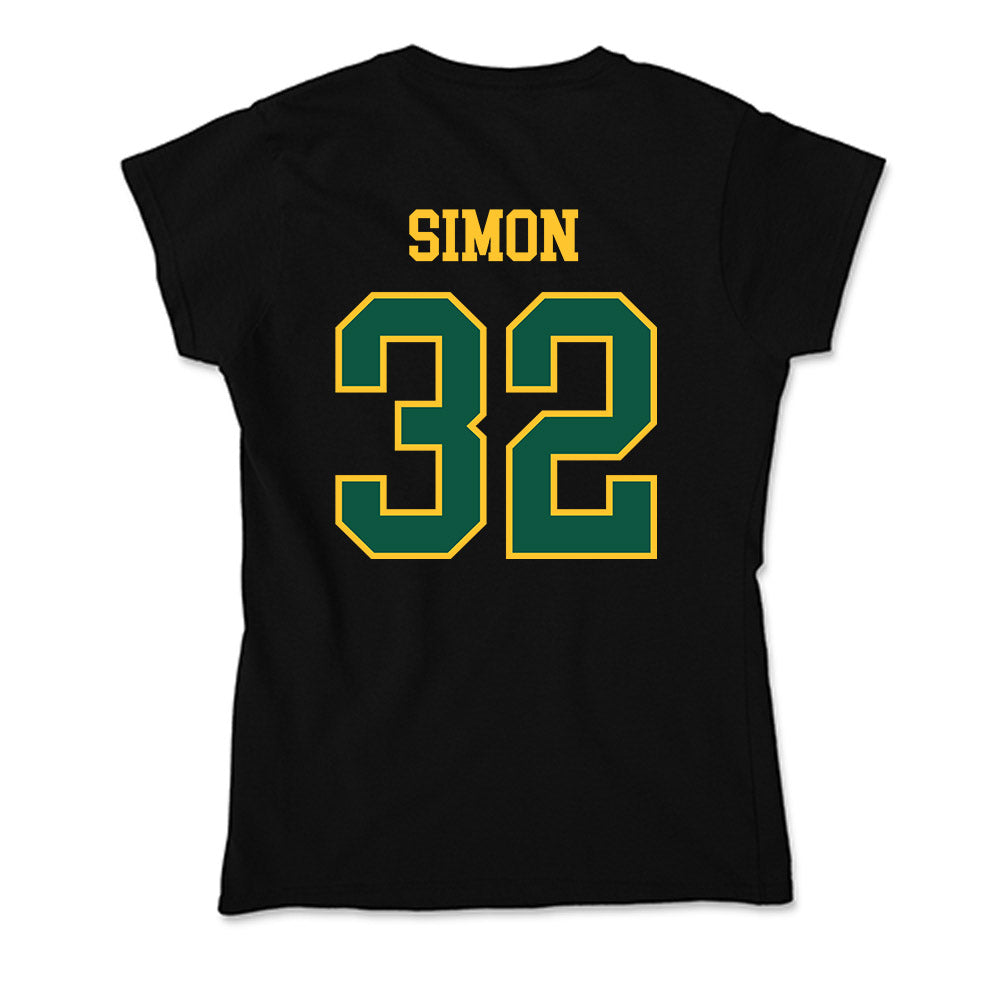 NDSU - NCAA Women's Basketball : Miriley Simon - Soft Style Women’s T-Shirt-1