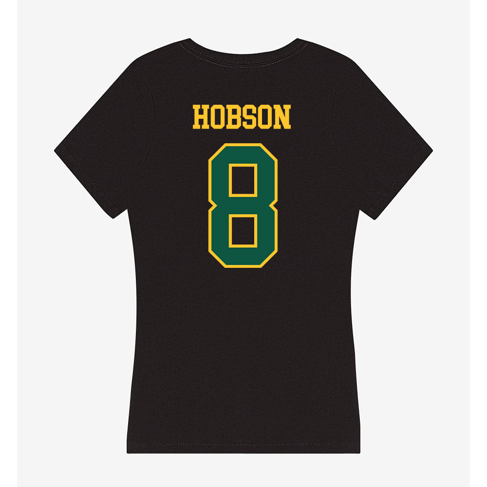 NDSU - NCAA Women's Basketball : Amelia Hobson - Women's V-Neck T-Shirt-1