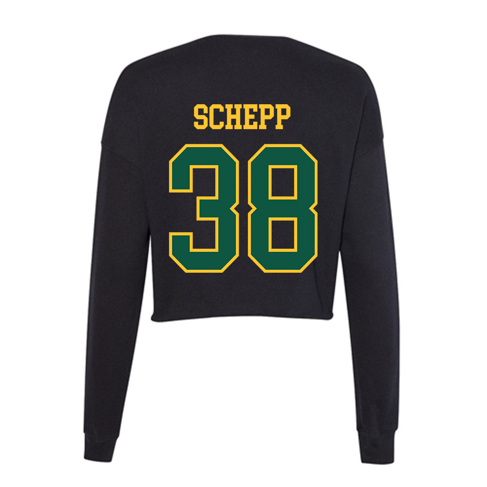 NDSU - NCAA Football : Ben Schepp - Women's Cropped Crew Fleece-1