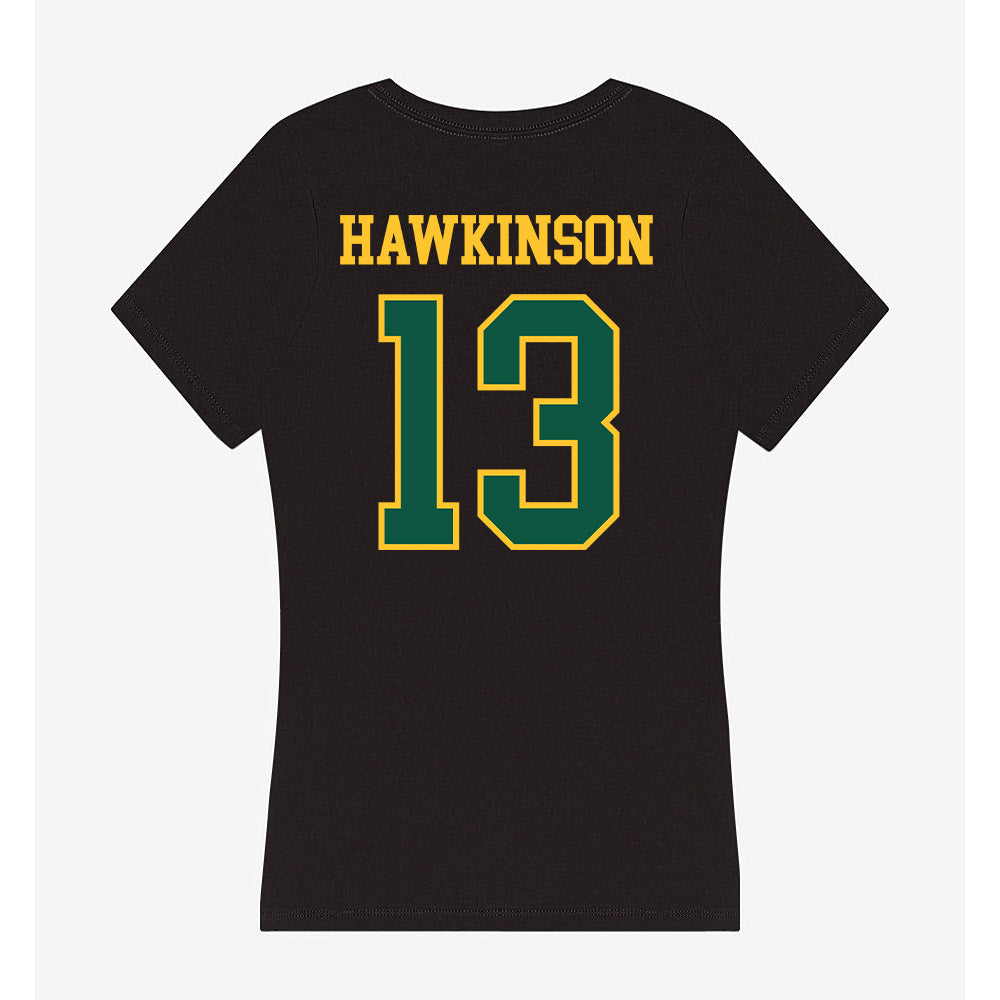 NDSU - NCAA Women's Basketball : Sophie Hawkinson - Women's V-Neck T-Shirt-1