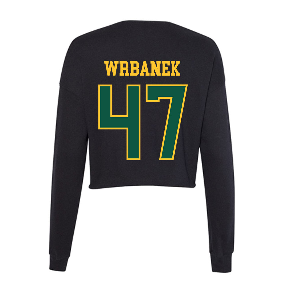 NDSU - NCAA Football : Jacob Wrbanek - Women's Cropped Crew Fleece-1