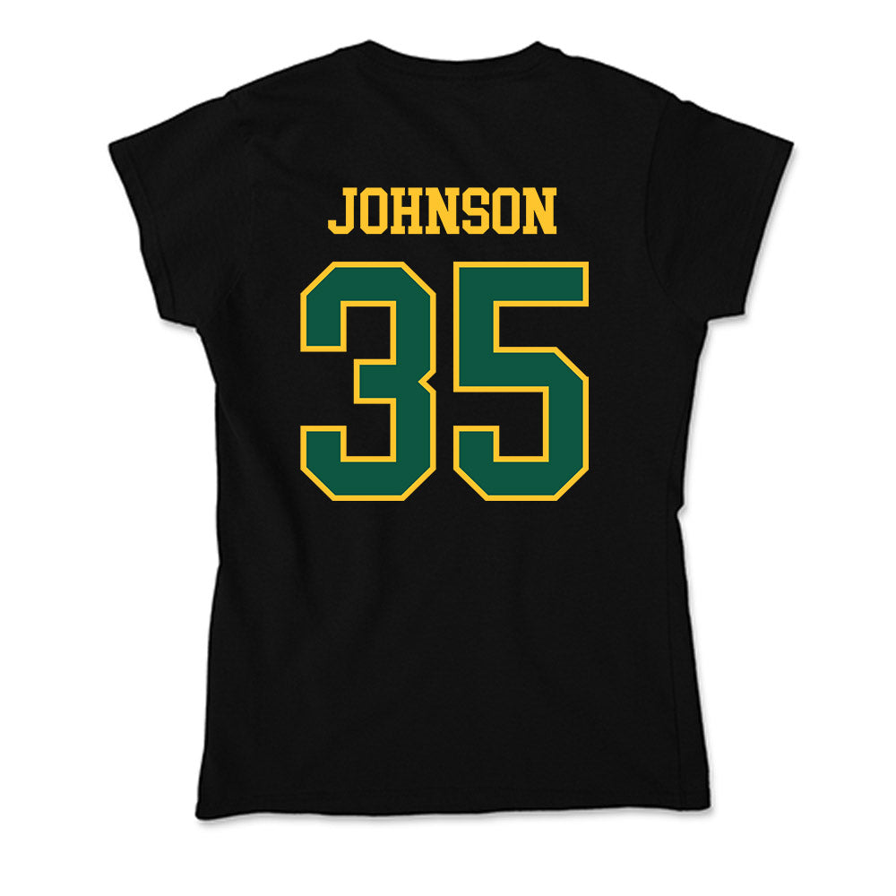 NDSU - NCAA Women's Basketball : Mckenna Johnson - Soft Style Women’s T-Shirt-1