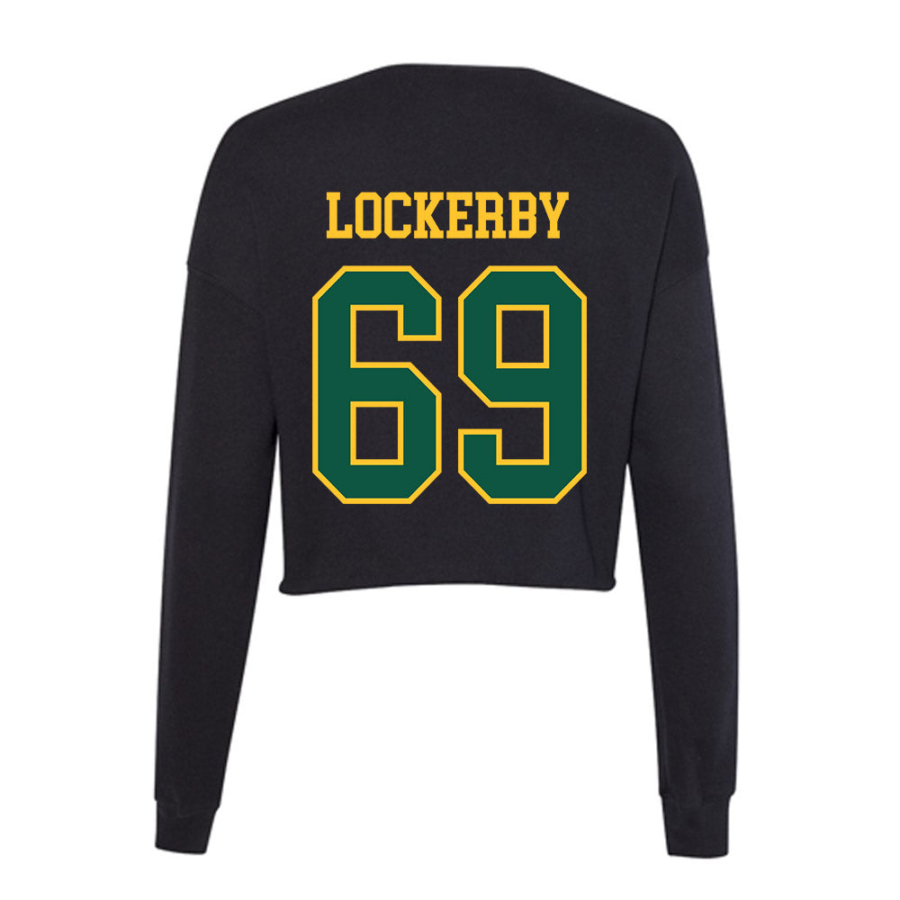 NDSU - NCAA Football : Devin Lockerby - Women's Cropped Crew Fleece-1