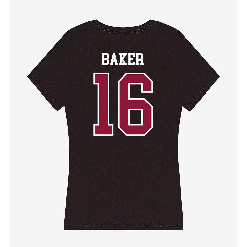 Henderson State - NCAA Football : Zach Baker - Classic Shersey Women's V-Neck T-Shirt-1