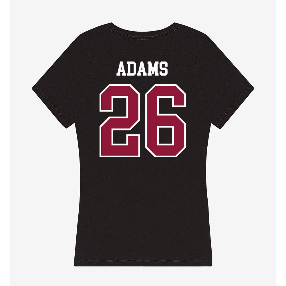 Henderson State - NCAA Football : Devon Adams - Women's V-Neck T-Shirt-1