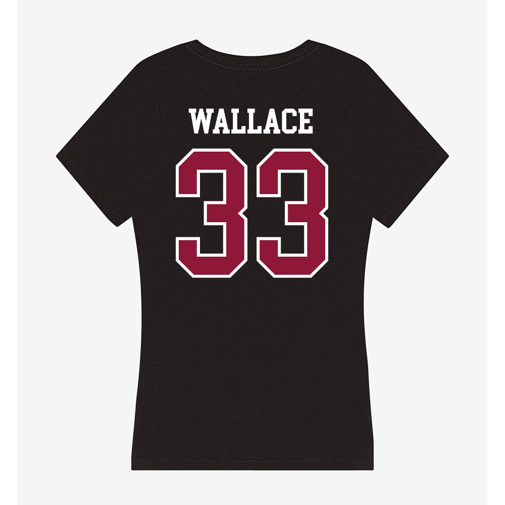 Henderson State - NCAA Football : Catrell wallace - Women's V-Neck T-Shirt-1