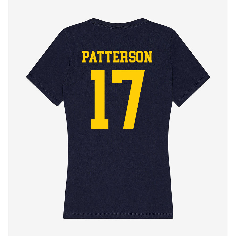 UCO - NCAA Baseball : Nathan Patterson - Women's V-Neck T-Shirt-1