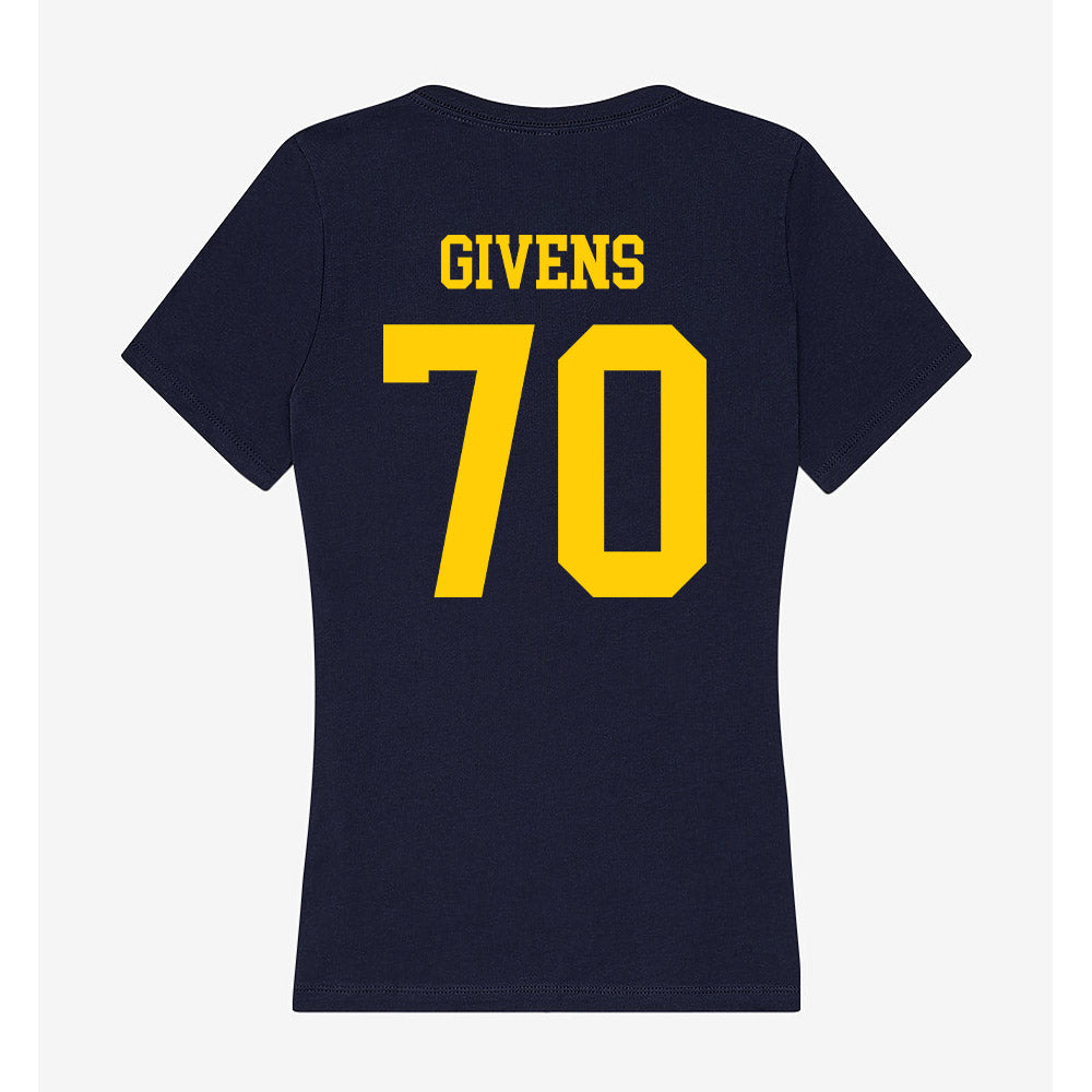 UCO - NCAA Football : Robert Givens - Women's V-Neck T-Shirt-1