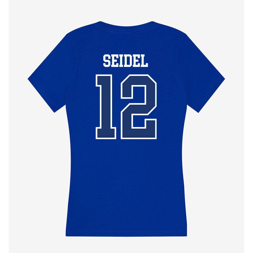 FGCU - NCAA Baseball : Drew Seidel - Women's V-Neck T-Shirt-1