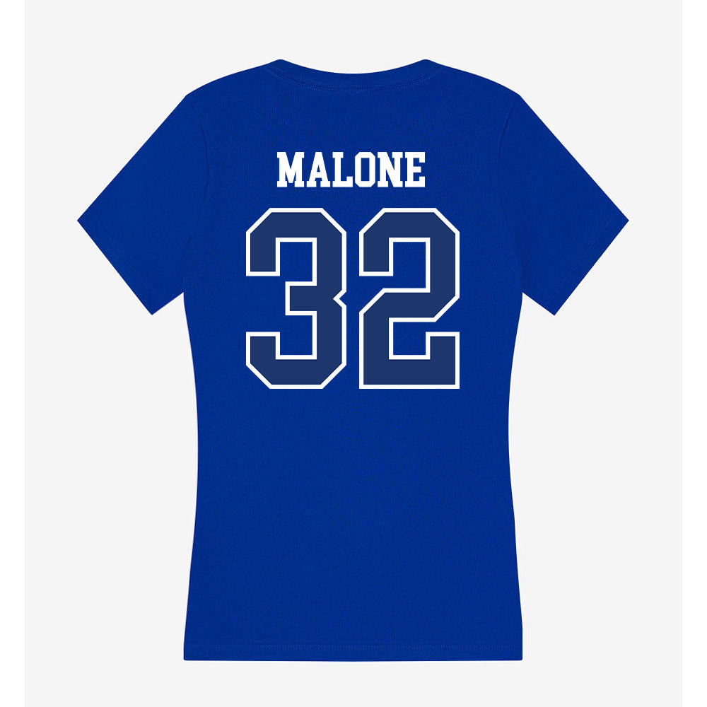 FGCU - NCAA Men's Basketball : Isaiah Malone - Women's V-Neck T-Shirt-1