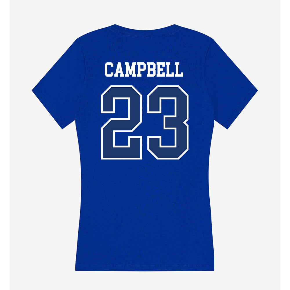 FGCU - NCAA Women's Basketball : Jordan Campbell - Women's V-Neck T-Shirt-1