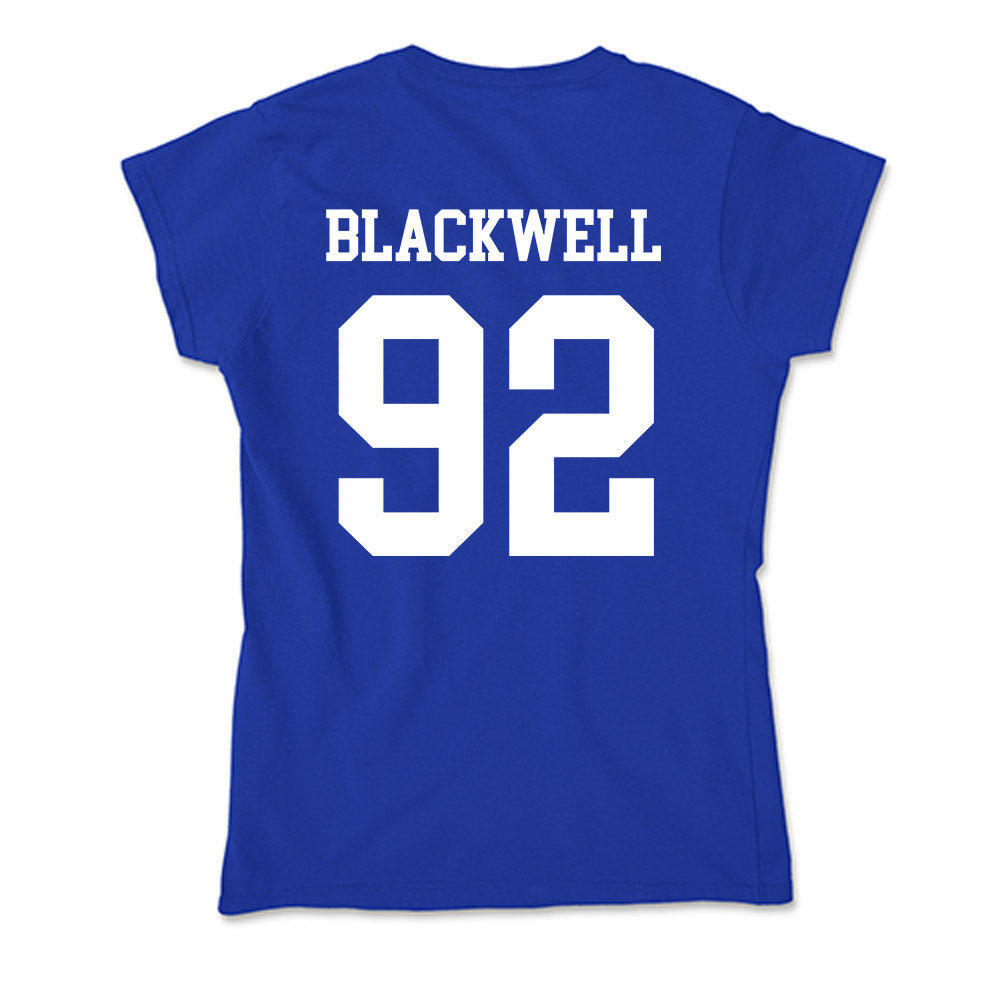 UNK - NCAA Football : LaDainian Blackwell - Soft Style Women’s T-Shirt-1