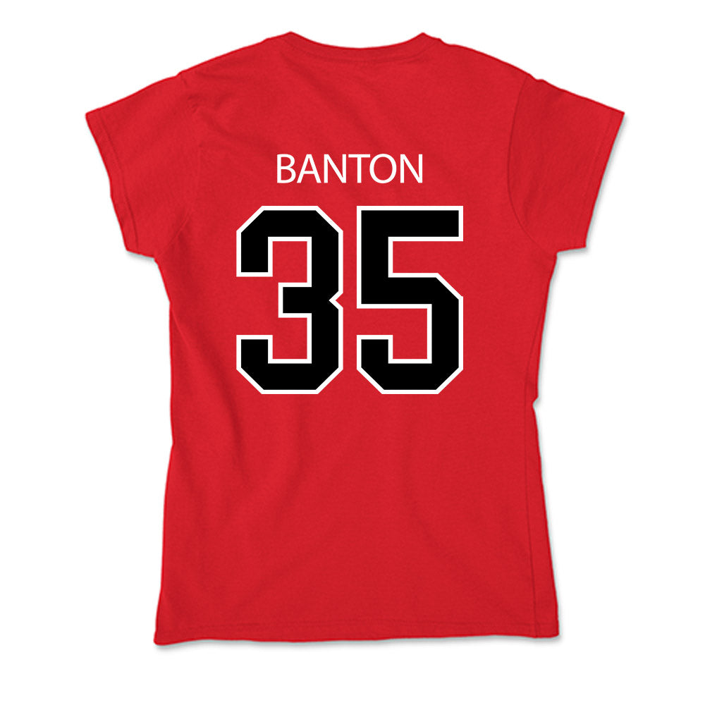Marist - NCAA Football : Nathaniel Banton - Soft Style Women’s T-Shirt-1