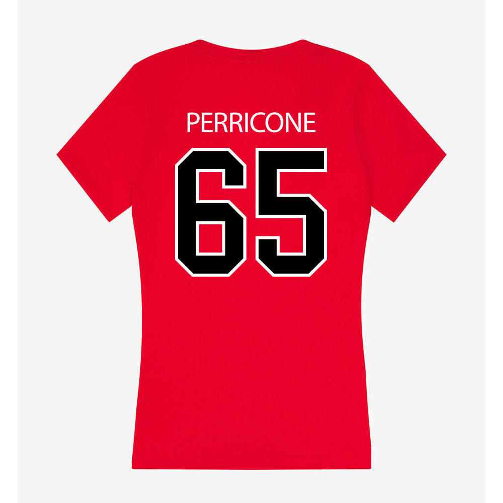 Marist - NCAA Football : Dominic Perricone - Women's V-Neck T-Shirt-1