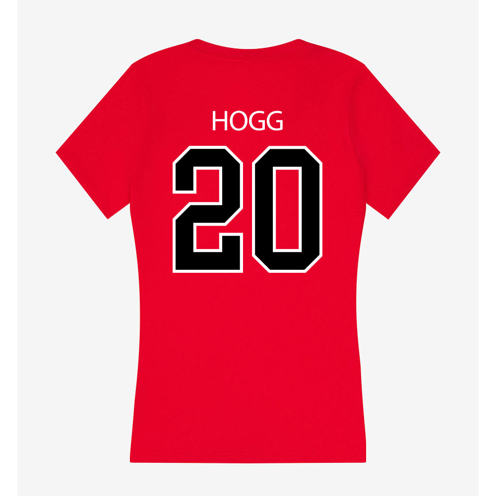 Marist - NCAA Men's Soccer : Ronan Hogg - Women's V-Neck T-Shirt-1