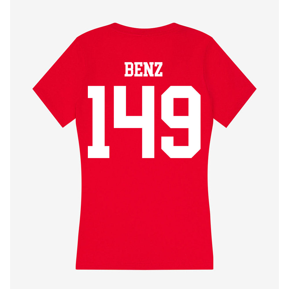 MSUM - NCAA Wrestling : Parker Benz - Women's V-Neck T-Shirt-1