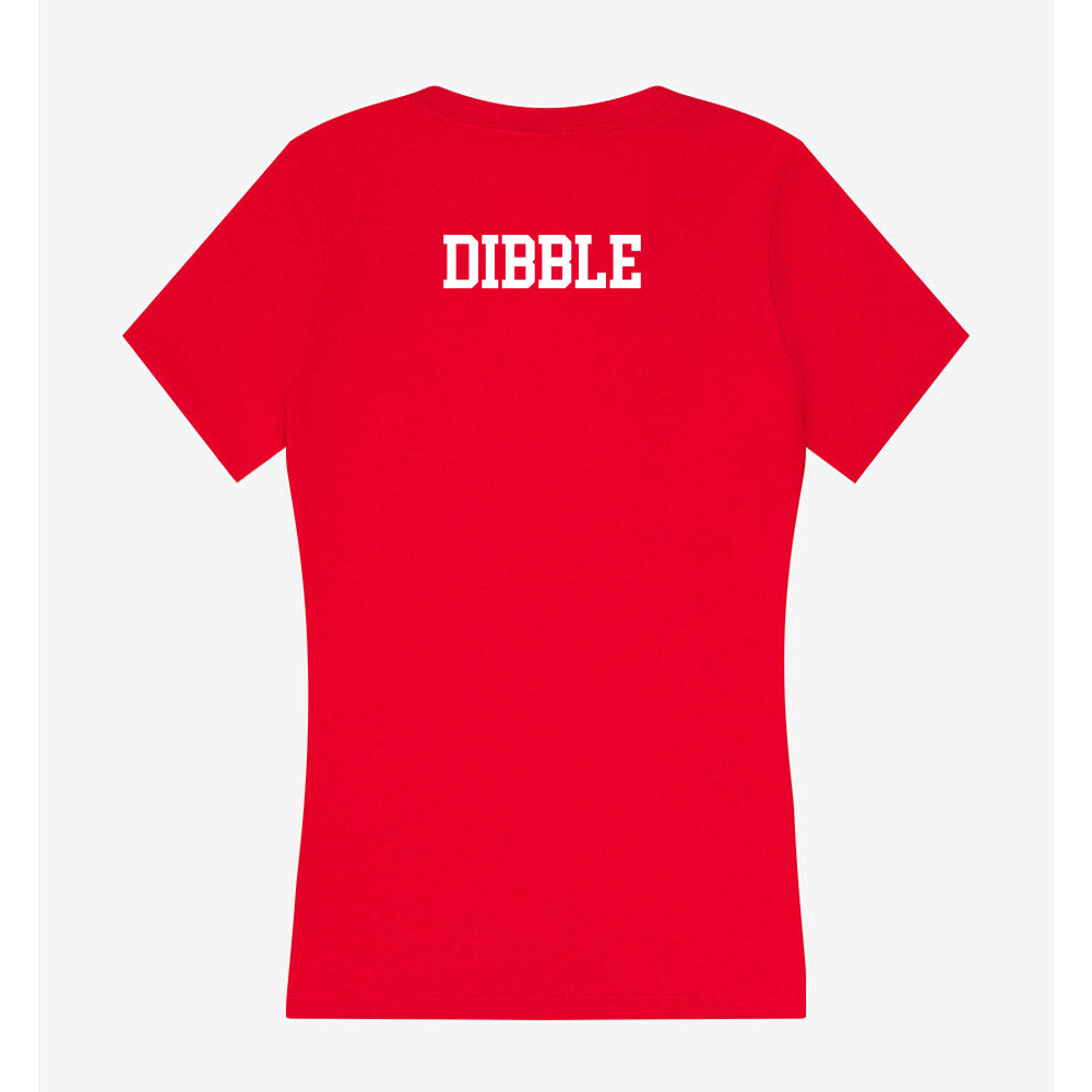 MSUM - NCAA Men's Cross Country : Austin Dibble - Women's V-Neck T-Shirt-1