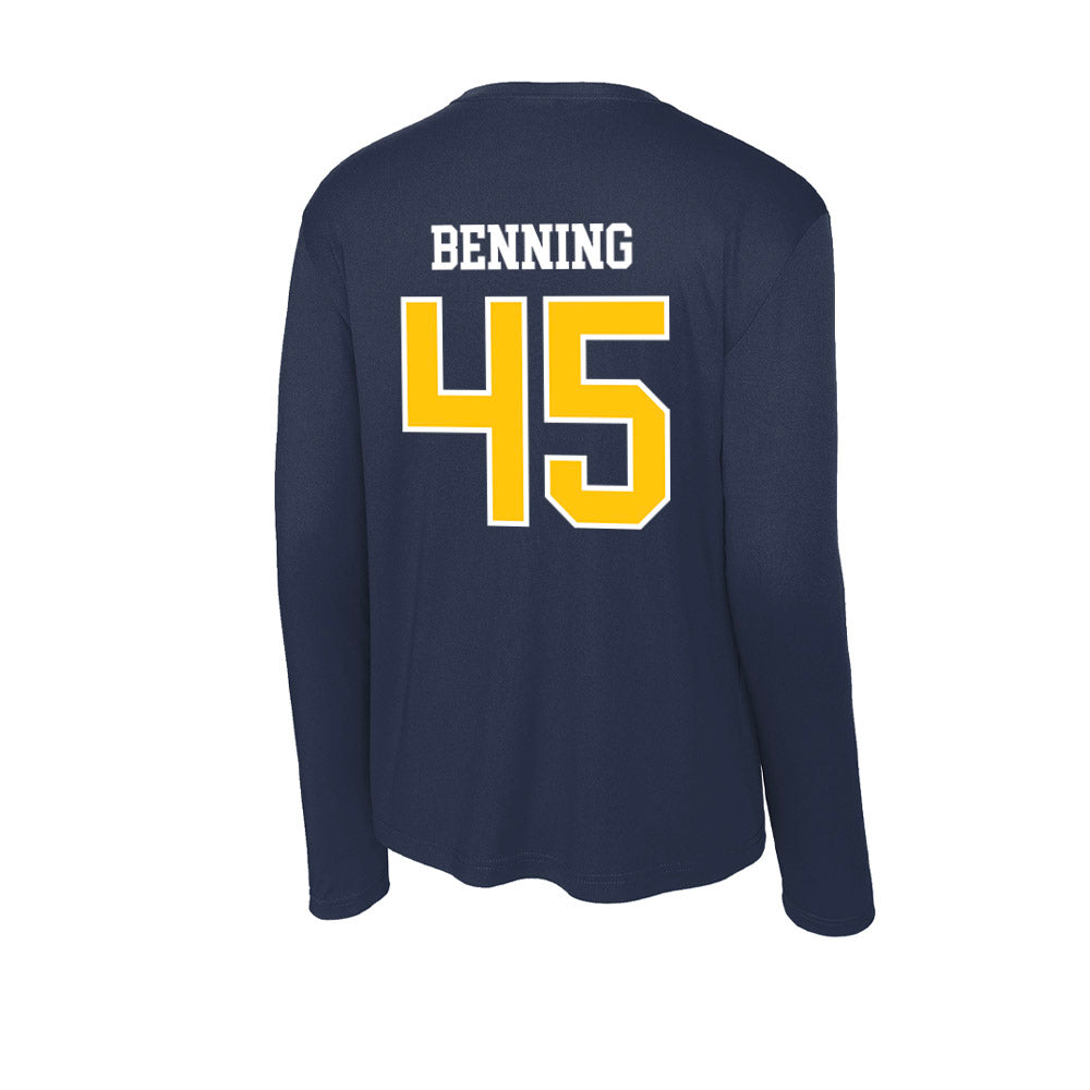 Coppin State - NCAA Softball : JoMhara Benning - Activewear Long Sleeve T-Shirt-1