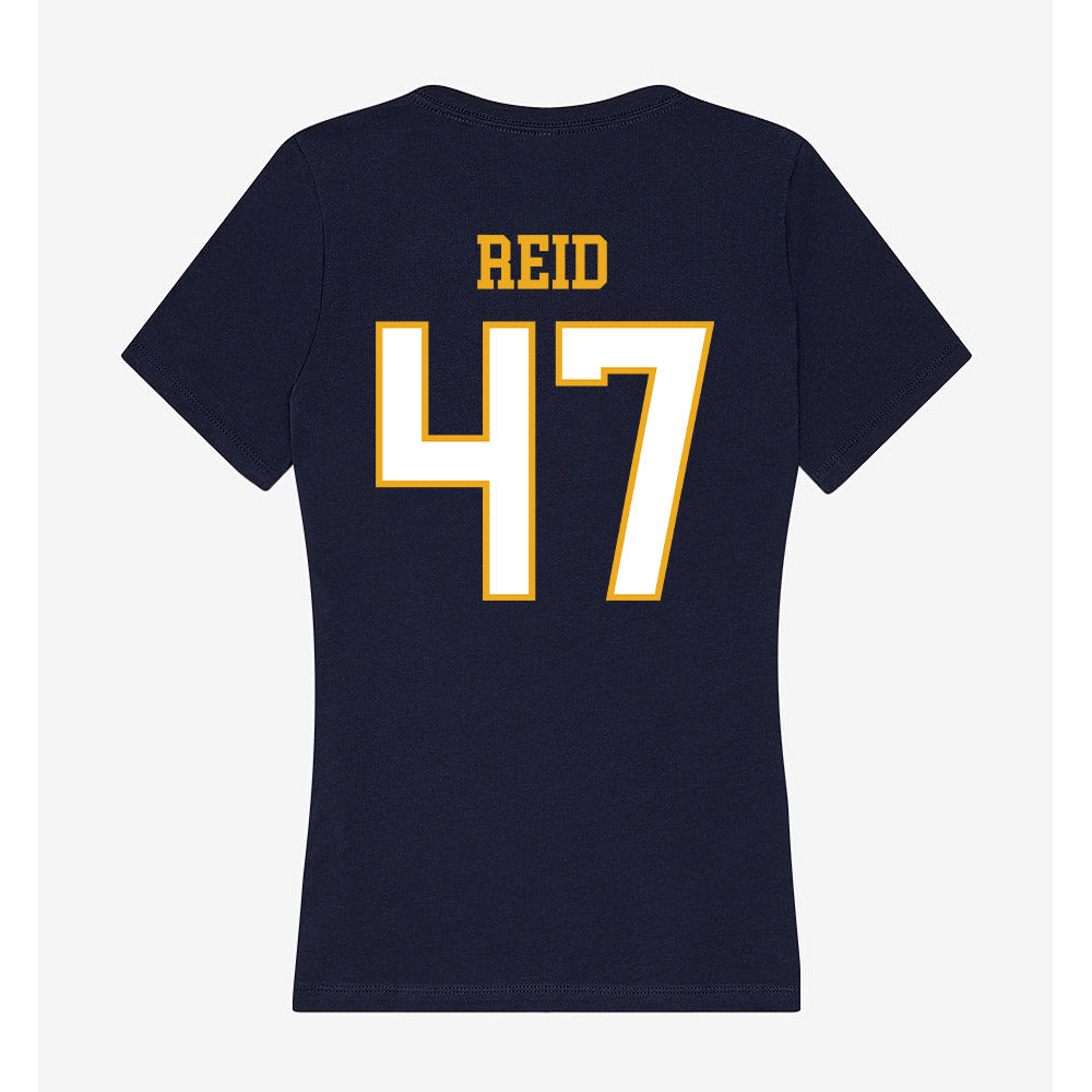 ETBU - NCAA Baseball : Travis Reid - Women's V-Neck T-Shirt-1