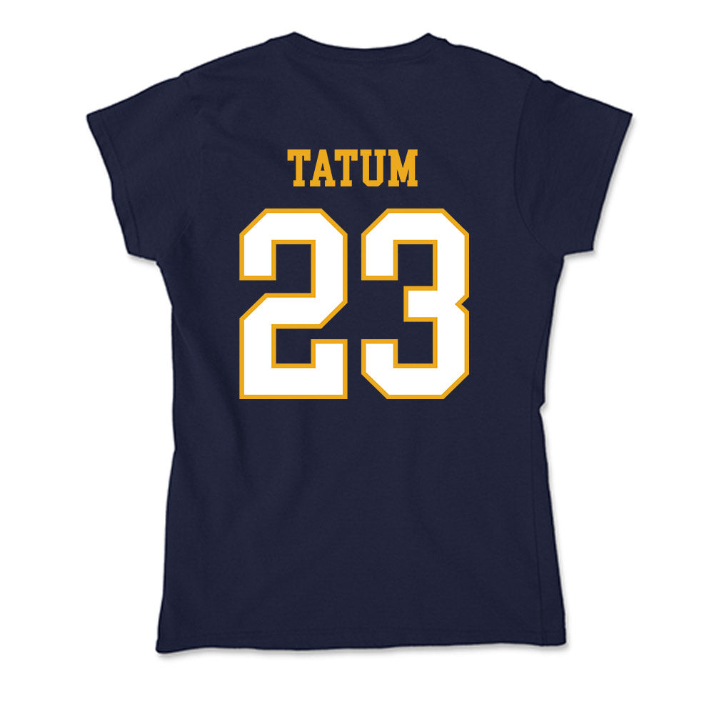 ETBU - NCAA Women's Soccer : Kam Tatum - Soft Style Women’s T-Shirt-1