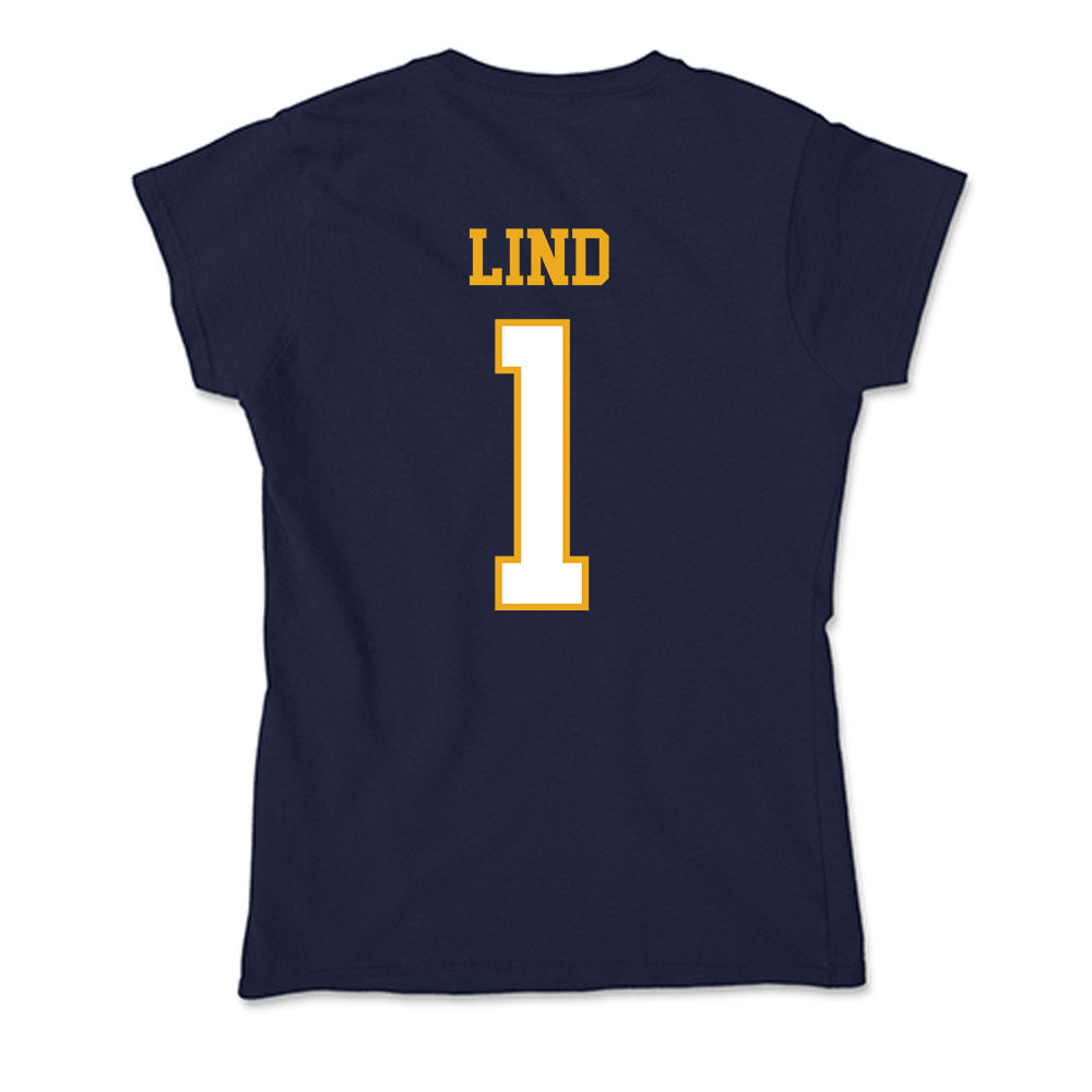 ETBU - NCAA Men's Lacrosse : Blake Lind - Soft Style Women’s T-Shirt-1