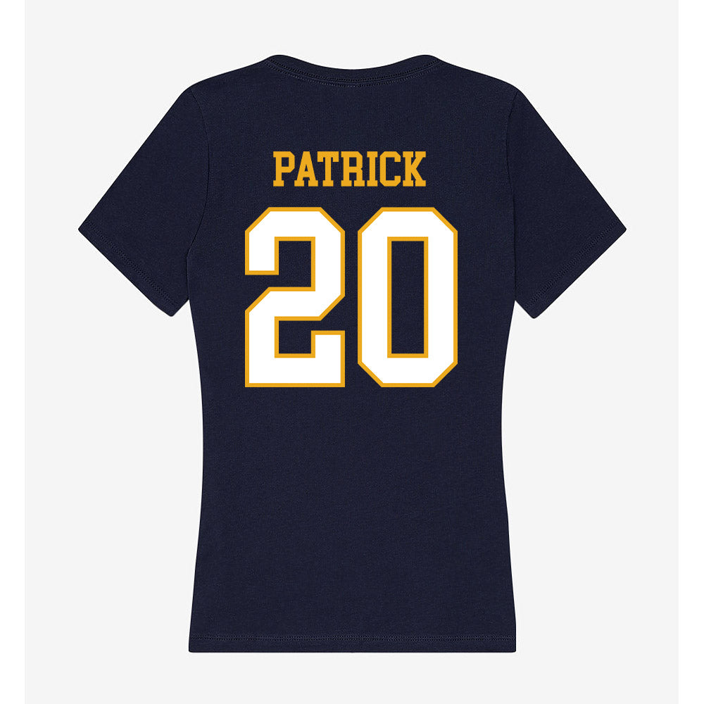 ETBU - NCAA Women's Basketball : Olivia Patrick - Women's V-Neck T-Shirt-1