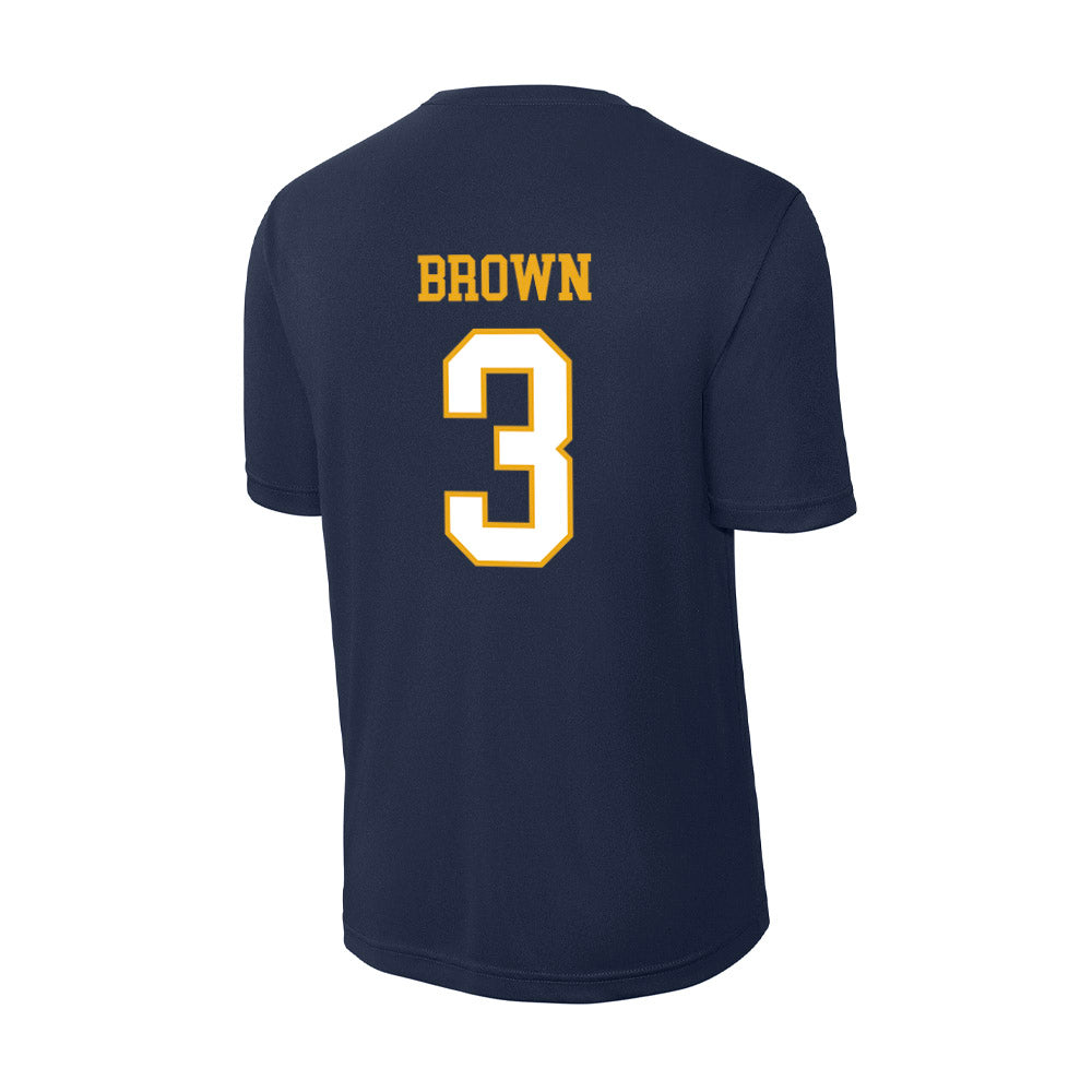 ETBU - NCAA Football : Navian Brown - Activewear T-Shirt-1