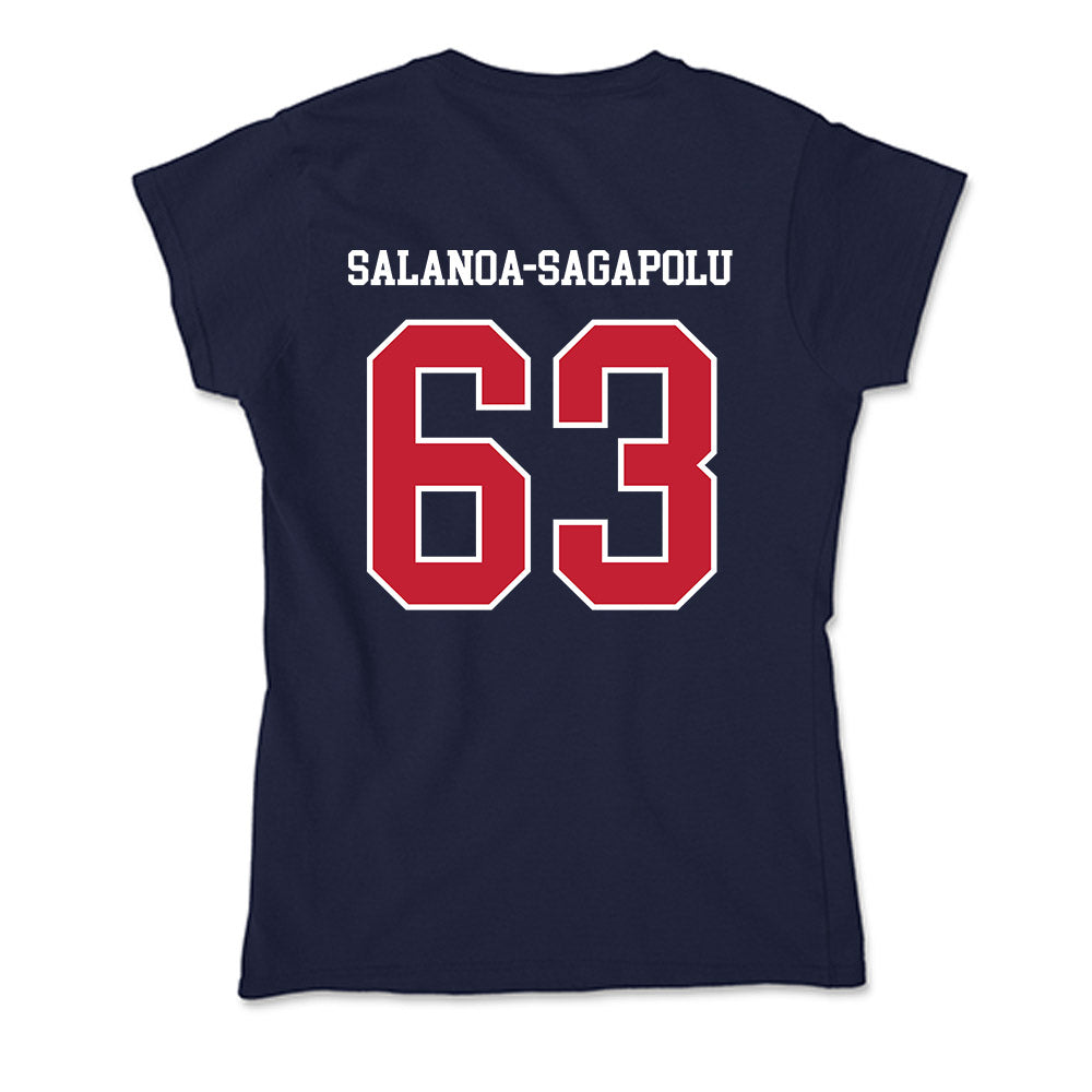 Utah Tech - NCAA Football : Fasitootai Salanoa-Sagapolu - Soft Style Women’s T-Shirt-1