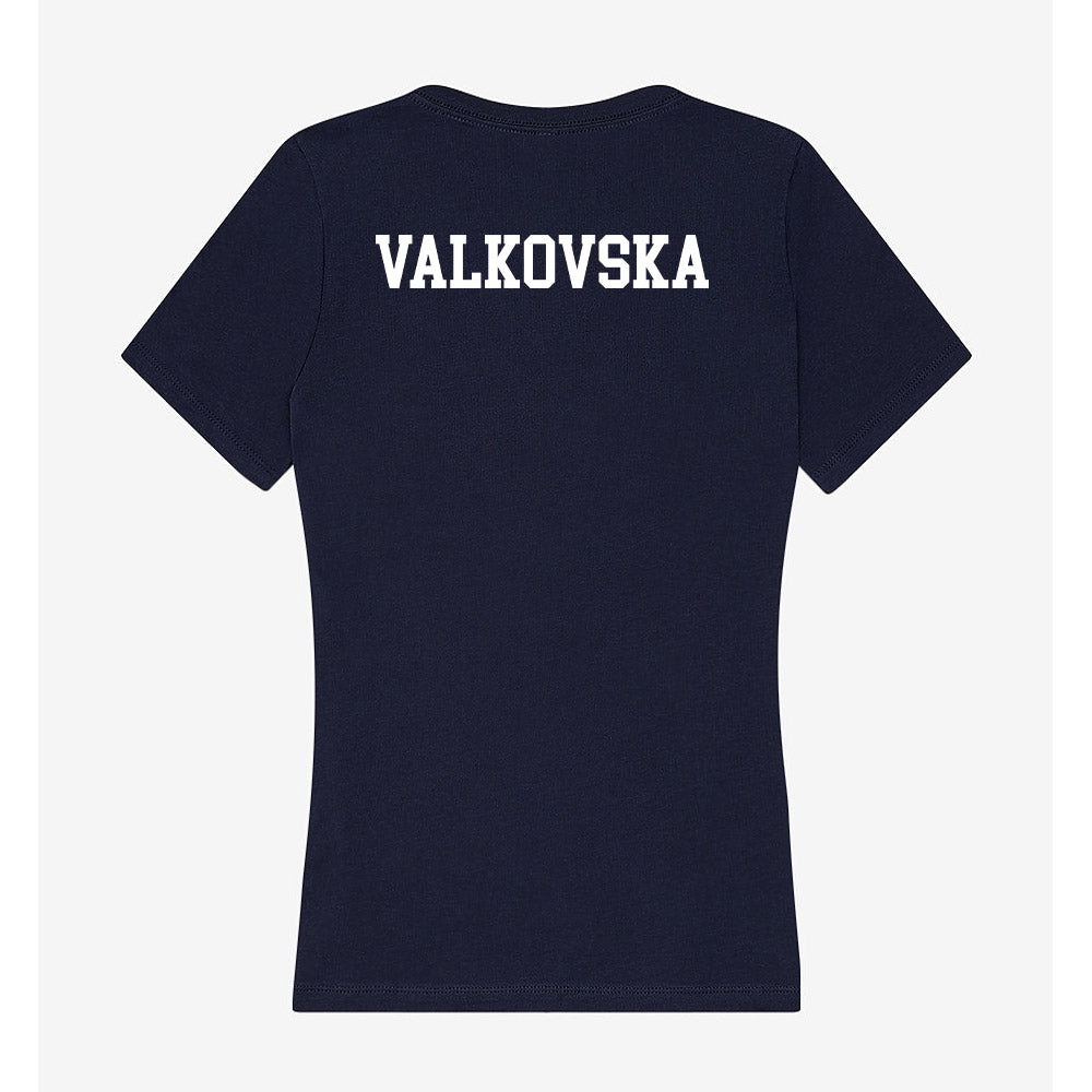 Utah Tech - NCAA Women's Swimming & Diving : Marta Valkovska - Women's V-Neck T-Shirt-1