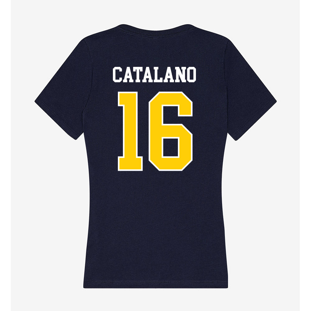 Toledo - NCAA Women's Volleyball : Sophie Catalano - Women's V-Neck T-Shirt-1