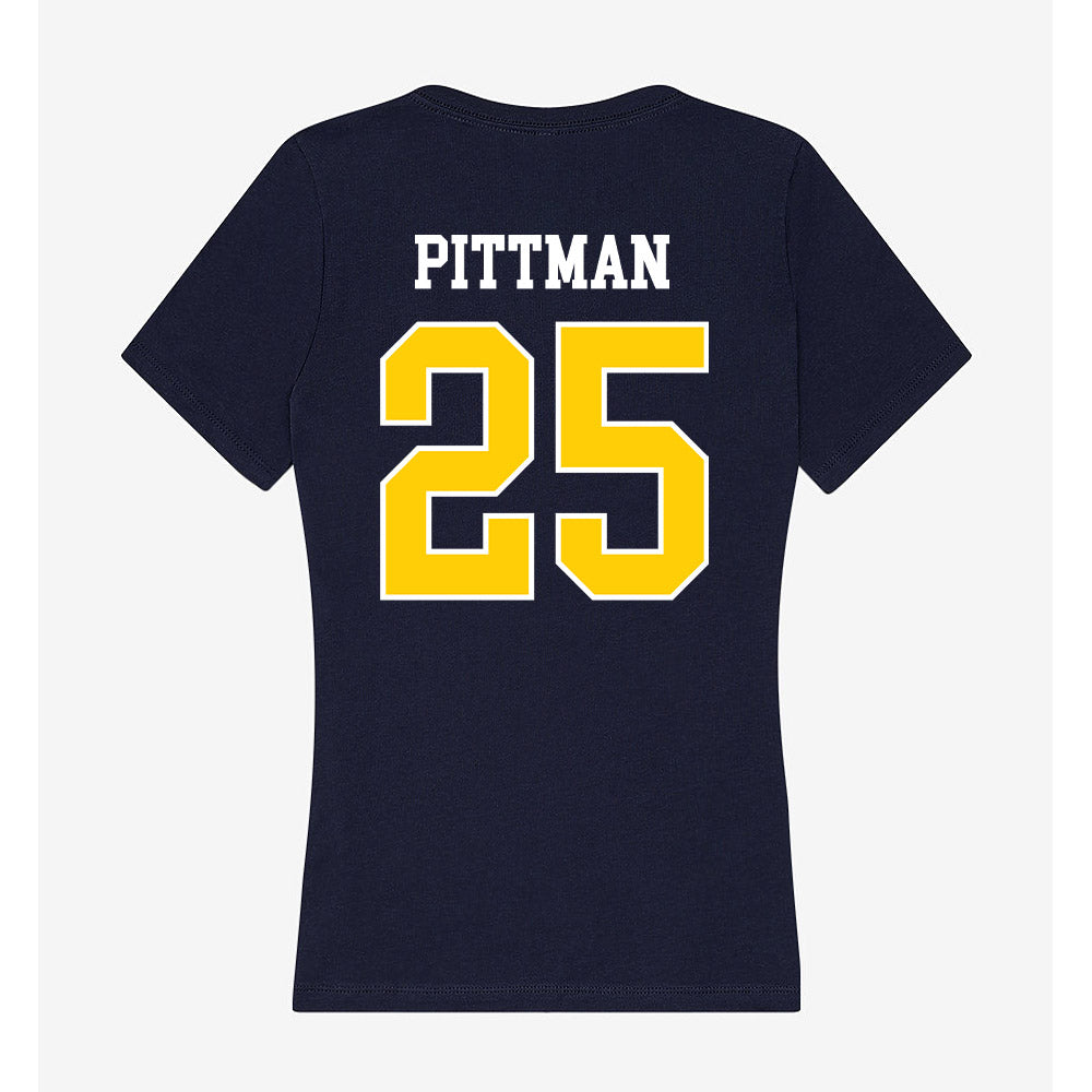 Toledo - NCAA Women's Soccer : Atley Pittman - Women's V-Neck T-Shirt-1