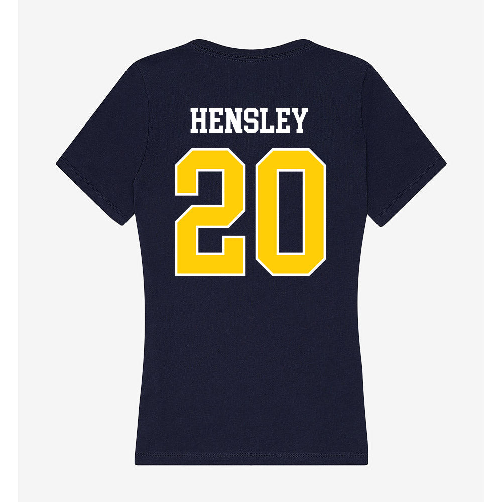Toledo - NCAA Softball : Aubrey Hensley - Women's V-Neck T-Shirt-1