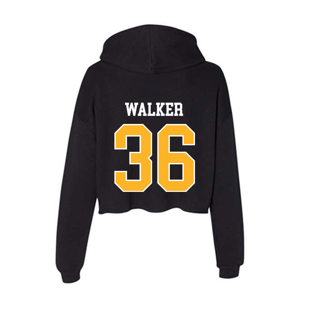 Bethune - NCAA Football : Micheal Walker - Women's Crop Fleece Hoodie-1