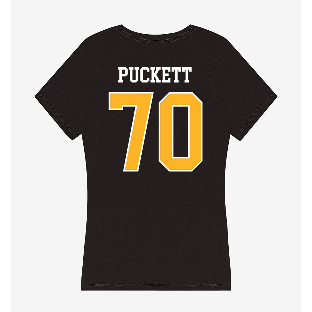 Bethune - NCAA Football : Melvin Puckett - Women's V-Neck T-Shirt-1