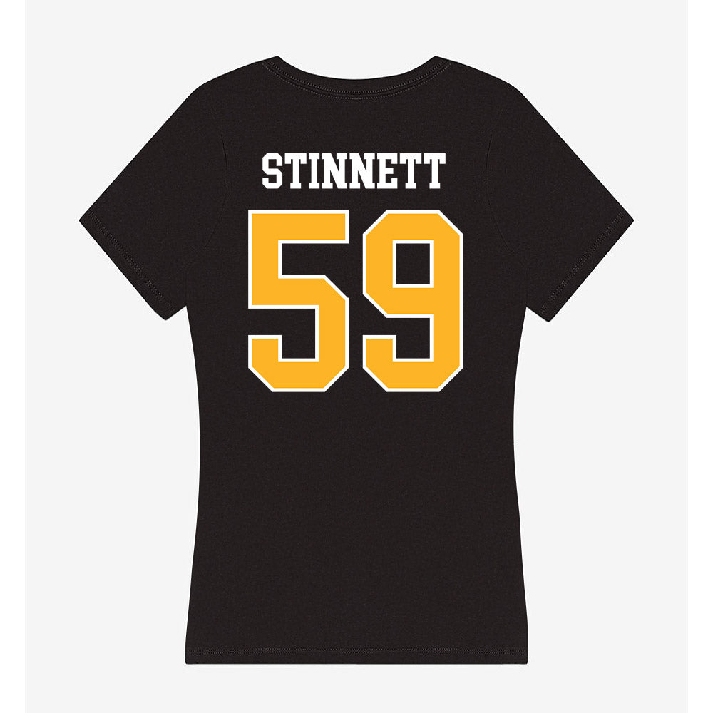 Bethune - NCAA Football : Malik Stinnett - Women's V-Neck T-Shirt-1