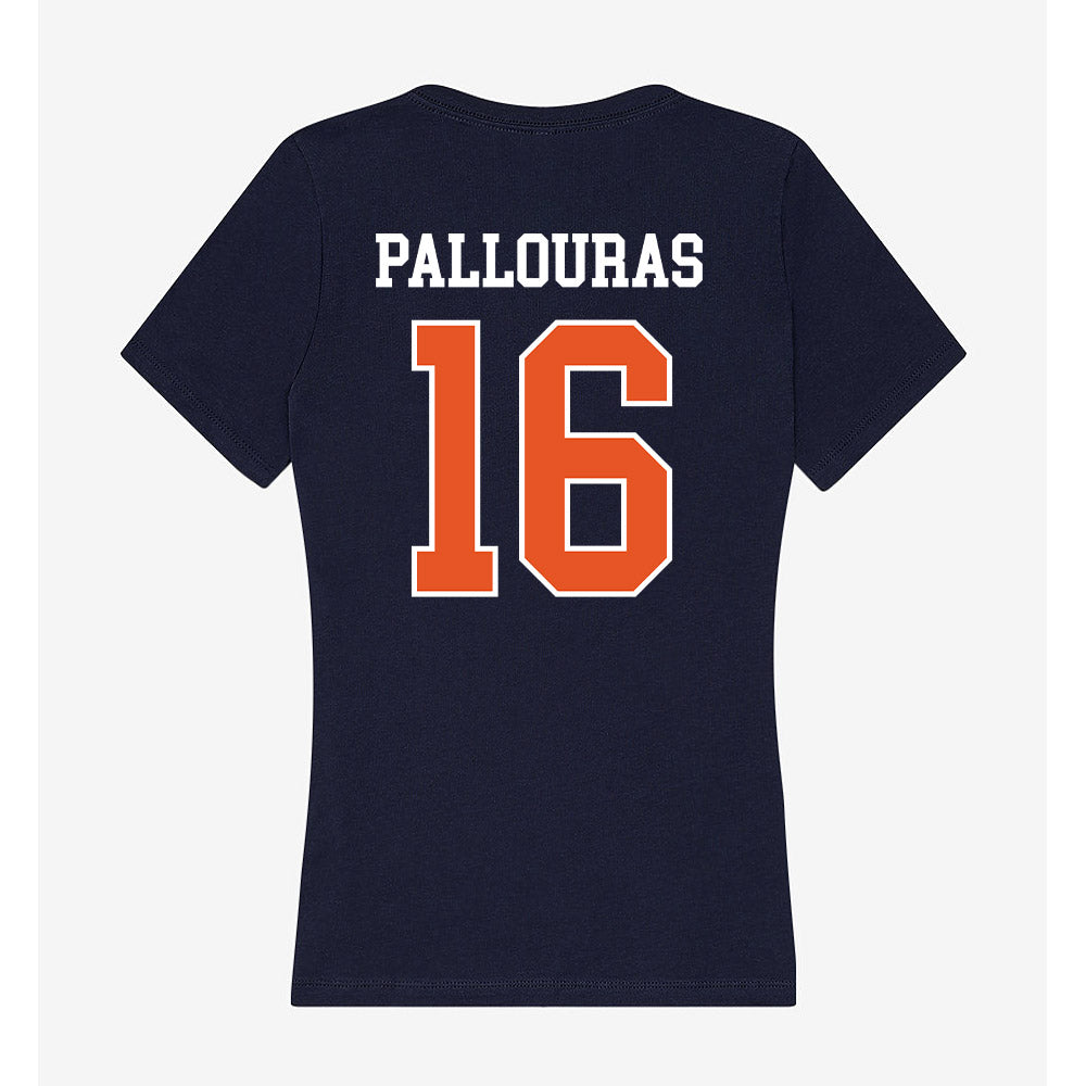 Utica - NCAA Football : Matthew Pallouras - Women's V-Neck T-Shirt-1