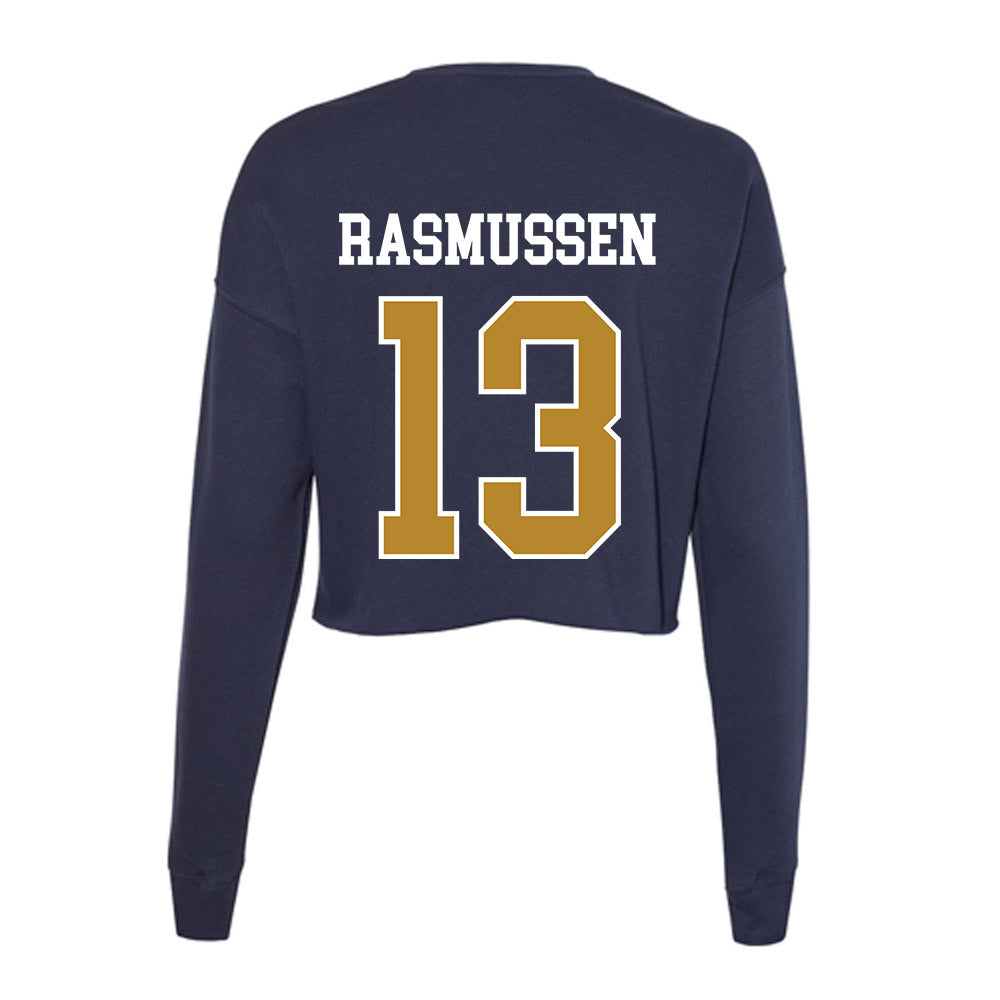 FIU - NCAA Baseball : Cooper Rasmussen - Women's Cropped Crew Fleece-1