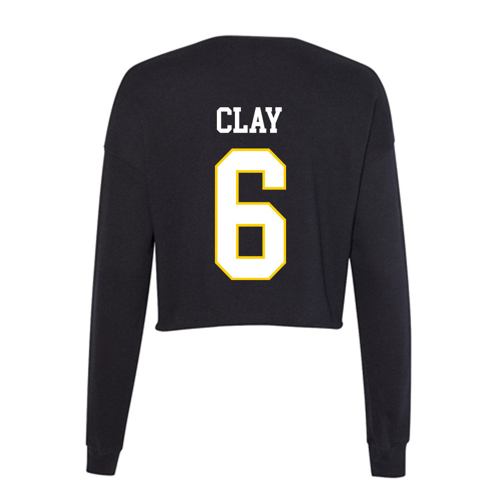 Southeastern - NCAA Baseball : Cale Clay - Women's Cropped Crew Fleece-1